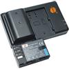 DSTE DE DMW-BLF19E BLF19 (2 pezzi) Batteria di ricambio ricaricabile e caricatore Dual compatibile con DC-G9 DC-GH5 DC-GH5s DMC-GH3 DMC-GH4 DMC-GH4R Sigma BP-61 ecc