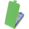 foto-kontor Custodia Compatibile con Brondi Amico Smartphone XS Nero Modello Tascabile Stile Flip Cover Verde