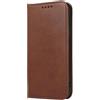 Mixroom - Custodia Cover Case a Libro Marrone per Samsung Galaxy M51 con Stand in Ecopelle Chiusura Magnetica Formato Portafoglio Parte Interna in TPU Morbida con Bordi Piatti