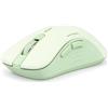 RAPIQUE Mouse senza fili Bluetooth, doppio ricevitore USB Bluetooth e 2,4 GHz, design destro, clic silenziosi, bassa potenza, compatibilità multi-dispositivo per MacBook, laptop, computer, iPad, PC