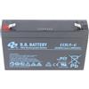 B.B. Battery Batteria al piombo B.B. Batteria HR9-6, 6 Volt 9 Ah, dimensioni 151 x 34 x 94 mm, con contatti Faston 6,3 mm