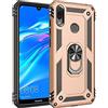 XNCVBD Custodia per Huawei Y7 2019, per cellulare Prime (2019) con supporto magnetico, resistente agli urti (oro)