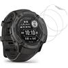 MEMELOKA Pellicola per Garmin Instinct 2X Solar, 3 Pezzi HD Antigraffio Pellicola Protettiva TPU Flessibile, Sensibile al Tatto e Senza Bolle con Cornice di Allineamento
