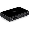 Shanqiu Gruppo di Continuità Mini UPS POE Gigabit per Router, Modem, Telecamera, Ingresso 100~240V AC Uscita 5V USB 9V/12V DC 24V/48V POE (1000mbps)