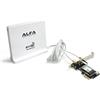 Alfa Network Scheda Alfa Wi-Fi 6E PCIe con antenna a pannello AIT-AX210-EZ