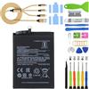 H&LYCYJ Batteria per Redmi Note 10 Pro/Note 9 Pro BN53 | 5020mAh Portare kit di strumenti，Sostituire la batteria，Polimero al litio，per modelli:M2101K6G M2101K6R