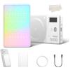Godox MA5R luce video RGB magnetica con 14 effetti di luce FX, dimmerabile 1800K a 10000K, batteria ricaricabile 4900mAh, supporta la connettività NFC/Bluetooth, per iPhone per TikTok,Vlog (bianco)
