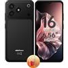 Ulefone Armor Note 23 Smartphone 2026, 20GB+32GBTF-2TB, Android 16 Telefono Portatile, 6.56-inch ampio schermo octa-core processor, 10W fast charging, 5000mAh battery, 4G triple-card slot, ID/GPS/OTG/FM Black