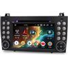 GONFEN 4GB+64GB 8 Core Android 16 Autoradio per Mercedes Benz SLK-Classe W171 R171 con GPS Navigatore senza fili CarPlay Android Auto WiFi 4G DSP Bluetooth 5.0 USB CD DAB+ FM/AM RDS 7 Pollici IPS Touchscreen