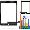 SRJTEK per iPad PRO 9.7 2016 Generazione Touch Screen Digitizer Vetro di Ricambio per A1673 A1674 A1675 Touch Display Panel Kit Parti di Riparazione (Non LCD, Senza Pulsante Home) (Nero)