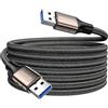 MOGOOD Cavo USB 3.0 Maschio Maschio 3M 5Gbps SuperSpeed