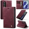Cracedily Cover per Samsung Galaxy Z Fold 8 Case, Libro Custodia Portafoglio Premium Pelle PU, Slot Scheda, RFID Shieldon, Chiusura Magnetico Aletta Antiurto Case Custodia per Z Fold 8, Rosso