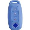 OTMIK Custodia in Silicone per Chiavi per Nissan X-trail T33 Qashqai J12 Teana 2022 2023 2 Pulsante Accessorio per auto con Supporto a Guscio Remoto (Blu)
