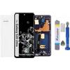 It'Go OLED Full (6.81 inch) Display per Samsung S20 Ultra G988 con Impronte digitali LCD di Ricambio Touch Screen con Strumento Nero con Cornice di Alta qualità