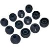 TENNMAK 12 gommini di ricambio per auricolari Matast C16 / Rolosar Q76 / OFNEX X19 / Occiam T19 / Ltinist X29