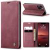 Sojlecyu Cover per iPhone 13 Mini Custodia, a libro portafoglio in Pelle PU Premium Portacarte Flip Case con Supporto Protezione Case Cover per iPhone 13 Mini, Vino Rosso