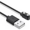 Mugust Cavo di ricarica per smartwatch magnetico a 2 poli USB, cavo di ricarica universale per smartwatch con due polarità magnetiche, per distanza tra i pin da 2,54 a 2,84 mm, per casa e viaggi (50 cm)