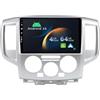 YUNTX [2+64G] Android 15 2 Din Radio con navigazione per Nissan NV200 2014-2018- [Integrato CarPlay/Android Auto/DSP/GPS]-IPS 9 Touch screen-DAB/Bluetooth 5.0/Controllo del volante