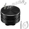Kioylmo Altoparlante a conduzione ossea, senza fili, BT, altoparlante stereo con basso Bluetooth, mini audio stereo portatile con microfono incorporato, per viaggi, campeggio, doccia