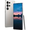 Maustron Smartphone I25 Ultra Simlock 5G senza contratto, Android 14, 8 GB + 256 GB, 7,3 HD+, Octa Core, 64 MP+108 MP, Dual SIM/GPS, versione DE (bianco)