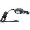 vhbw caricabatteria da auto compatibile con Microsoft Surface Duo, Duo 2, Go 3, Laptop 4, Laptop Go notebook, tablet - Caricatore da 12V nero 2.58 A