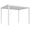 MEGAOFFERTE.IT Pergola Bioclimatica 3x4 Metri Gazebo Con Tetto A Lamelle Orientabili Sistema Di Drenaggio Struttura In Alluminio E Acciaio Resistente Ai Raggi UV Per Esterni Bianco Opaco