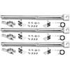 QuliMetal 31 - 45 cm di ricambio per bruciatore universale Landmann Triton 2, Enders Monroe, Tepro, Campingaz, Taino, Proficook, Barbecook, bruciatore a tubo regolabile, confezione da 3