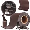Instalguru Telo Frangivento 19 cm x 35 m Rete Doppia Sbarra Recinzione Giardino Strisce Pellicola Protettiva Oscurante Balcone 20 Clip Fissaggio Protezione Vento Facile Installare
