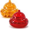 COM-FOUR® Set da 2 trappole per moscerini della frutta, cucina e casa | Cattura insetti riutilizzabili e riempibili per interni [Selezione variabile]