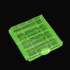 Take TK-HCAA3 Custodia Rigida Portabatterie per 4x AA Stilo e 5x AAA Ministilo Verde