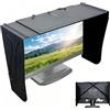 Generic Parasole Pieghevole per Monitor, Schermo per PC Desktop 17-27 | Parasole Antiriflesso per Monitor, Regolabile 41-71 cm, Riduce la Luce e Protegge la Privacy