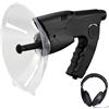 MFRELMNZG Microfono parabolico monoculare, kit di ascolto con piatto parabolico, telescopio monoculare for ascolto di uccelli 8 x 20 mm, for dispositivo di ascolto a lungo raggio su monoculare