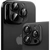 AHASTYLE per iPhone 16 Pro/iPhone 16 Pro Max protezione dell'obiettivo | 1:1 Perfect Fit, copertura per fotocamera in vetro temperato con telaio in metallo, tutto in uno smerigliato