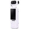 Erchineko Fotocamera Portatile per Vlogging 4K con Foto HD da 1 MP (WHITE) | Fotocamera Portatile Stabilizzata con Obiettivo Rotante a 360°, Ricaricabile 1200mAh, per Viaggi, Ciclismo Sportivo