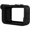 Generico Telaio esterno Media Mod, compatibile con GoPro, HERO13 12 11/10/9 | Telaio esterno per componente microfono con riduzione del rumore, tipo scheletro e telaio