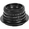 Dpofirs Obiettivo Primario da 25 Mm F1.8 con Messa a Fuoco Manuale per