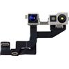 Risidamoy per iPhone 16e Sostituzione della fotocamera frontale 12MP Fotocamera Selfie frontale 4K Dolby Vision 60fps Video Flex Cable Module Sensore di prossimità Riparazione per i Modelli A3212