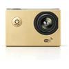 Getdoublerich Action Camera 4K impermeabile WiFi (oro) | Registra video 4K/30fps, fotocamere subacquee leggere, controllo app WiFi, per immersioni e sport all'aria aperta