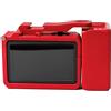 Masreoi Impugnatura per action camera con stampa 3D 25G, colore rosso | Accessorio stampato in 3D con pulsante personalizzabile e supporti multipli per street photography e creatori di contenuti
