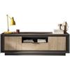 Web Convenienza Base TV con 2 Ante e 1 Cassetto Made in Italy - Credenza Contenitore Collezione Sky per Soggiorno Cucina Ingresso Sala da Pranzo Mobile Design moderno - Lava/kadiz