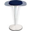 Backerz Sgabello ergonomico - Sgabello da ufficio - Vincitore del test - 55-80 cm - Altezza regolabile con funzione dondolo - Sedia da ufficio ergonomica antiscivolo - Sedia Scrivania - Blu
