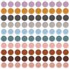 SLIAXINT 100 Etichette Fatte A Mano in PU da Cucire, 10 Colori | Motivo In Rilievo Delicato, Etichette In PU Con Fori, Morbide, Per Uncinetto, Jeans, Borse, Cappelli E DIY