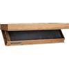 Generico Mensola Cassaforte Segreta,Mensola Sospesa Nascost 1 ripiano moderno con scomparto nascosto, mobile segreto(Wood)