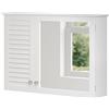 Vicco Specchio contenitore bagno Riad, Bianco, 68 x 48 cm