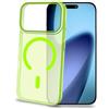 Celly Custodia per iPhone 17 Pro Compatibile MagSafe, Cover Trasparente Colorata in PC con Design Minimalista, Protezione Antiurto Ultra Sottile, Colore Giallo