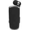 Celly, Auricolare Wireless Retrattile con Vibrazione per Chiamate, Connessione Doppio Dispositivo Bluetooth, Clip di Fissaggio Stabile e Cavo Anti-Groviglio, Fino a 12 Ore di Autonomia, Colore Nero