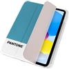 Pantone Celly Pantone Cover iPad 10Gen, Custodia Tablet Colorata, Protettiva, Cover Tablet con Design Elegante e Sottile, con Porta Penna, Adatta per Modelli iPad 10.9" 10 Generazione, Cyan