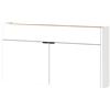 GERMANIA DIE MÖBELMACHER Germania Scarpiera 4438-633 GW-Ameca, in bianco/rovere Navarra, certificato FSC, 110 x 57 x 22 cm (LxAxP)