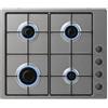 Candy Idea Piano Cottura a Gas 4 Fuochi, Inox