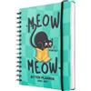 Grupo Erik Diario Scuola 2026 2027 Meow Meow - Agenda Settimanale A5 | Università e Scuola Superiore, Weekly Planner, Copertina Rigida, Stickers, Tasca Interna, 12 Mesi